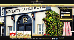 Desktop Screenshot of bunrattycastlehotel.com